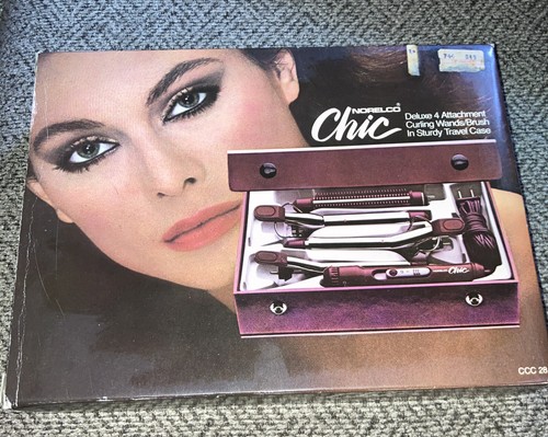 Vtg norelco chic - chic, deluxe